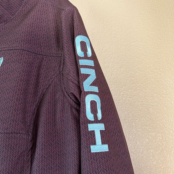 Cinch Women's Burgundy/Brown Bonded Conceal Carry Jacket, Size XL - Picture 4 of 10